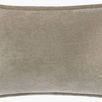Karling Driftwood Accent Pillow in neutral grey-beige cotton fabric with soft texture and piped edge