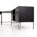 Product Image 3 for Trey Desk System With Filing Credenza - Black Wash Poplar from Four Hands