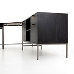 Product Image 3 for Trey Desk System With Filing Credenza - Black Wash Poplar from Four Hands