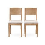 Product Image 3 for Portwell Set of 2 Reclaimed Pine Wood Dining Chairs from Classic Home Furnishings