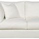 Lucca Modular Sectional in Kipri Snow with plush cushions, clean lines, and a boxy modern silhouette