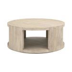 Product Image 2 for Collins Round Sand Wash Acacia Coffee Table from Essentials for Living