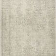 Margot Dusty Sage machine woven vintage style rug with a subtle traditional pattern in soft muted green and beige tones