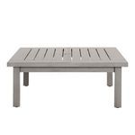 Product Image 10 for Club Aluminum Mahogany Square Coffee Table from Summer Classics