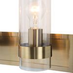 Product Image 3 for Cardiff Antique Brass 3 Light Vanity from Uttermost