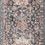 Long runner version of the Cassandra Charcoal / Rust rug with similar vintage floral pattern in narrow shape