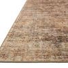Close-up view showing rug’s low pile texture and finished edge