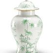 Product Image 1 for Lily Green Chinoiserie Jar from Chelsea House
