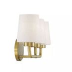Product Image 2 for Capra Warm Brass 3 Light Bath from Savoy House 