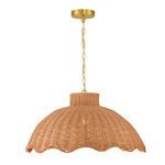 Product Image 7 for Scalloped Serenity Rattan Pendant from Creative Co-Op