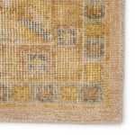 Product Image 3 for Enfield Hand Knotted Medallion Gold/ Gray Area Rug from Jaipur 