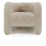 Product Image 2 for Teddy Plush Fabric Cushioned Accent Chair from Classic Home Furnishings