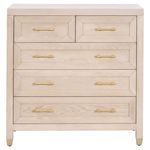 Product Image 1 for Stella 5-Drawer Light Honey Oak High Chest from Essentials for Living