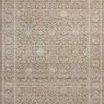 Vintage-inspired Ida Bark / Multi traditional area rug with subtle distressing in earthy beige tones and red accents
