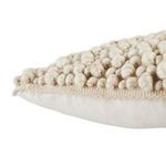 Product Image 3 for Kaz Textured Ivory/ Beige Throw Pillow 22 inch from Jaipur 