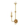 Product Image 5 for Nottaway contemporary Gold Wall Sconce from Currey & Company