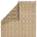 Product Image 4 for Thierry Natural Trellis Dark Taupe / Gray Area Rug - 9'X12' from Jaipur 
