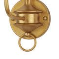 Product Image 6 for Nottaway contemporary Gold Wall Sconce from Currey & Company