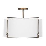 Product Image 1 for Theresa Matte Bronze Semi-Flush Mount from Gabby