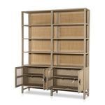 Product Image 16 for Caprice Wide Wooden Bookshelf - Natural Mango from Four Hands