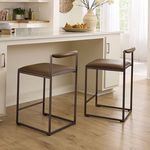 Product Image 2 for Bradbury Leather Counter Stool from Jamie Young