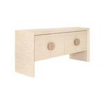 Product Image 2 for Colt Four Door Buffet In Natural Grasscloth With Cerused Oak Handles from Worlds Away