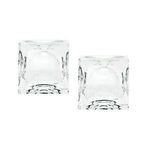 Product Image 1 for Small Dimpled Crystal Cubes   Set Of 2 from Elk Home