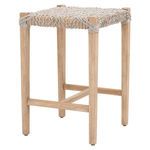 Product Image 5 for Costa Natural Gray Mahogany Woven Rope Backless Counter Stool from Essentials for Living
