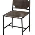 Product Image 1 for Asher Grey Leather Dining Chair from Jamie Young