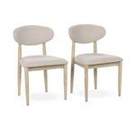 Product Image 1 for Tiber Set of 2 Oak Wood Dining Chairs from Classic Home