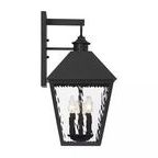 Product Image 2 for Harrison Matte Black 3 Light Outdoor Sconce from Savoy House 