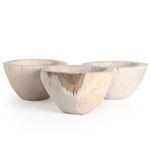 Product Image 13 for Reclaimed Wood Bowl Ivory from Four Hands