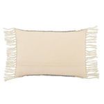 Iker Indoor/ Outdoor Light Blue/ Ivory Chevron Lumbar Pillow image 2