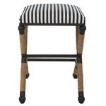 Product Image 2 for Braddock Iron & Rope Backless Black Counter Stool from Uttermost