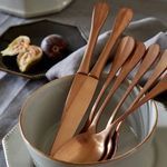 Product Image 2 for Nau Brushed Copper Flatware, 5 Pieces - Copper from Costa Nova