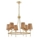 Product Image 3 for Ashbury Chandelier in Warm Brass from Savoy House 