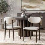 Product Image 10 for Tiber Set of 2 Oak Wood Dining Chairs from Classic Home