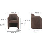 Product Image 14 for Mesto Rolling Dining Chair from Moe's