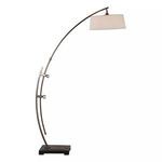 Product Image 1 for Uttermost Calogero Bronze Arc Floor Lamp from Uttermost