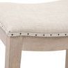Product Image 4 for Harper Bisque French Linen Solid Ash Counter Stool from Essentials for Living