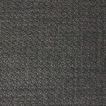 Close-up of grey performance fabric texture with visible weave pattern