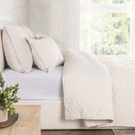 Product Image 3 for Lana Ivory 100% Cotton Quilt from Classic Home