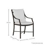 Product Image 4 for Monaco Outdoor Arm Chair from Summer Classics