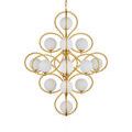 Storrs Chandelier front balanced view with chain suspension visible