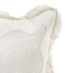 Product Image 6 for Tollo Applique Design Linen Blend Fabric Ivory Throw Pillow from Classic Home