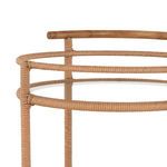 Product Image 2 for Percy Outdoor Round Bar Cart Vintage Natural from Four Hands