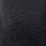 Close-up of black top-grain leather surface showing fine wrinkles and texture