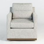 Product Image 2 for Denton Peppered Slate Polyester Swivel Chair from Alder & Tweed