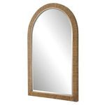 Product Image 4 for Cape Arched Rattan Mirror from Uttermost
