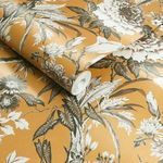 Rolled sheets of Perrow Wallpaper showing smooth texture and folded edges